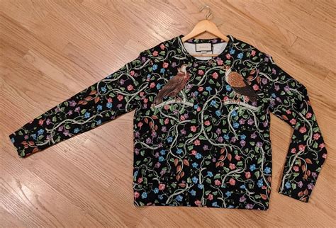 Gucci Gucci Birds of Prey Jungle Print Crewneck 